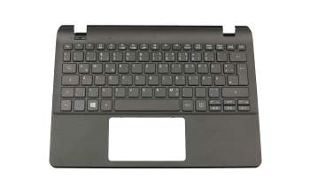 Keyboard incl. topcase DE (german) black/black original suitable for Acer Aspire ES1-131 (32GB eMMC)