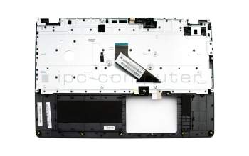 Keyboard incl. topcase DE (german) black/black original suitable for Acer Extensa 2530