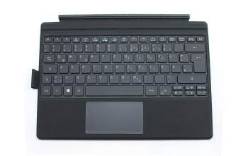 Keyboard incl. topcase DE (german) black/black original suitable for Acer Switch Alpha 12 (SA5-271P)