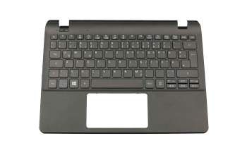 Keyboard incl. topcase DE (german) black/black original suitable for Acer TravelMate B1 (TMB116-M)