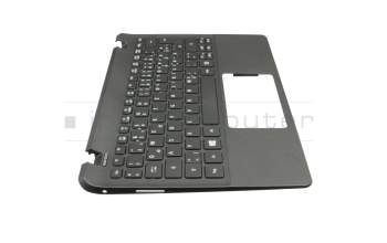 Keyboard incl. topcase DE (german) black/black original suitable for Acer TravelMate B1 (TMB116-M)