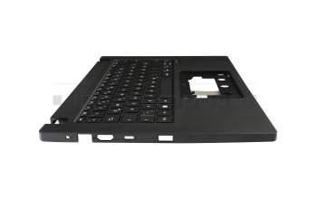 Keyboard incl. topcase DE (german) black/black original suitable for Acer TravelMate P2 (TMP214-54)