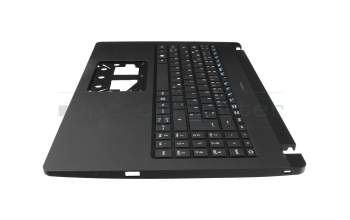 Keyboard incl. topcase DE (german) black/black original suitable for Acer TravelMate P2 (TMP215-41-G3)