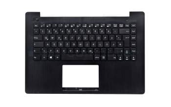 Keyboard incl. topcase DE (german) black/black original suitable for Asus F453MA