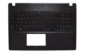 Keyboard incl. topcase DE (german) black/black original suitable for Asus P551CA