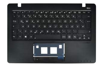 Keyboard incl. topcase DE (german) black/black original suitable for Asus R200CA