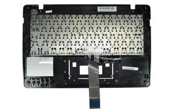 Keyboard incl. topcase DE (german) black/black original suitable for Asus X200LA