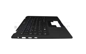 Keyboard incl. topcase DE (german) black/black original suitable for Emdoor YS11G