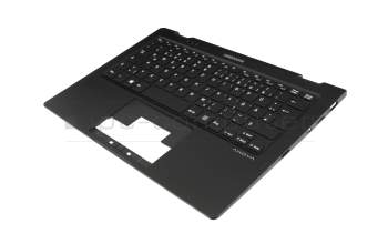 Keyboard incl. topcase DE (german) black/black original suitable for Emdoor YS11G