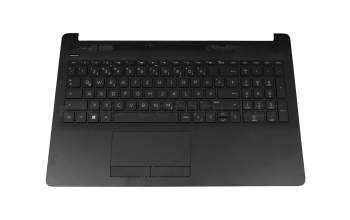 Keyboard incl. topcase DE (german) black/black original suitable for HP 250 G7 SP