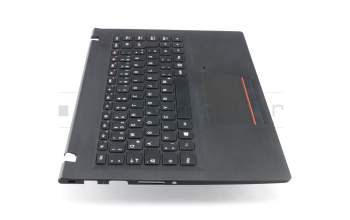 Keyboard incl. topcase DE (german) black/black original suitable for Lenovo E31-70 (80KC/80KW/80KX)