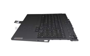 Keyboard incl. topcase DE (german) black/black original suitable for Lenovo Legion 5-15ACH6A (82NW)