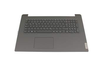 Keyboard incl. topcase DE (german) black/black original suitable for Lenovo V17 G4 IRU (83A2)