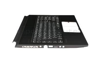 Keyboard incl. topcase DE (german) black/black original suitable for MSI GS75 Stealth 9SE/9SD/9SF/9SG (MS-17G1)