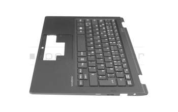 Keyboard incl. topcase DE (german) black/black original suitable for Medion Akoya E2227T