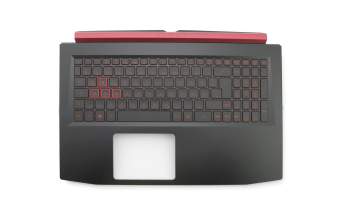Keyboard incl. topcase DE (german) black/black with backlight (Nvidia 1050) original suitable for Acer Nitro 5 (AN515-41)