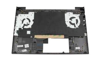 Keyboard incl. topcase DE (german) black/black with backlight (RTX graphics card) original suitable for HP Envy x360 15-es1000