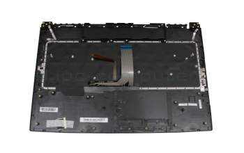 Keyboard incl. topcase DE (german) black/black with backlight Red backlight original suitable for MSI GL75 Leopard 10SFK/10SFSK (MS-17E7)