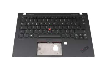 Keyboard incl. topcase DE (german) black/black with backlight and mouse-stick WLAN original suitable for Lenovo ThinkPad X1 Carbon 8th Gen (20UA/20U9)