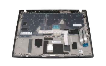 Keyboard incl. topcase DE (german) black/black with backlight and mouse-stick original suitable for Lenovo ThinkPad T14s (20T1/20T0)