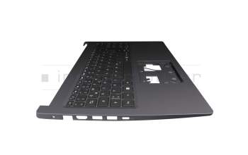 Keyboard incl. topcase DE (german) black/black with backlight original suitable for Acer Aspire 5 (A515-45)