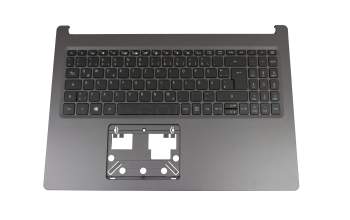 Keyboard incl. topcase DE (german) black/black with backlight original suitable for Acer Aspire 5 (A515-54)