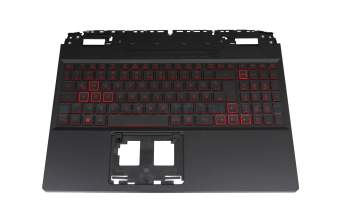 Keyboard incl. topcase DE (german) black/black with backlight original suitable for Acer Nitro 5 (AN515-58)