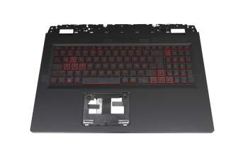 Keyboard incl. topcase DE (german) black/black with backlight original suitable for Acer Nitro 5 (AN517-55)