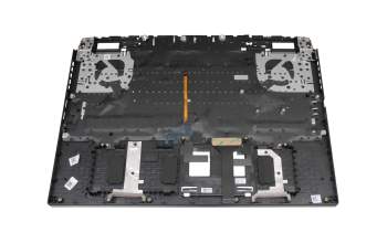 Keyboard incl. topcase DE (german) black/black with backlight original suitable for Acer Nitro 5 (AN517-55)
