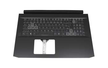 Keyboard incl. topcase DE (german) black/black with backlight original suitable for Acer Nitro 5 AN517-41