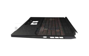 Keyboard incl. topcase DE (german) black/black with backlight original suitable for Acer Nitro V 16 (ANV16-41)