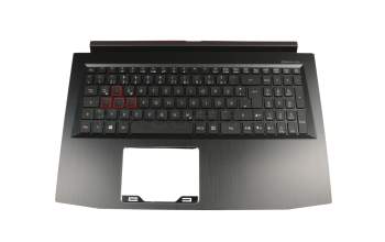 Keyboard incl. topcase DE (german) black/black with backlight original suitable for Acer Predator Helios 300 (G3-572)