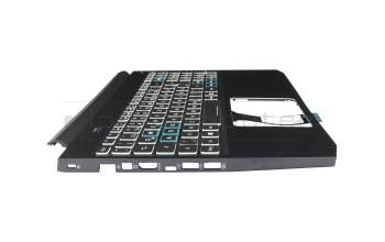 Keyboard incl. topcase DE (german) black/black with backlight original suitable for Acer Predator Triton 300 (PT315-51)