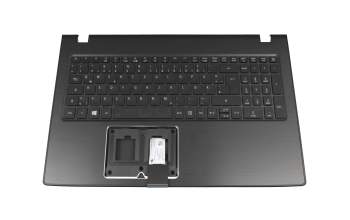 Keyboard incl. topcase DE (german) black/black with backlight original suitable for Acer TravelMate P2 (P259-M)