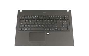 Keyboard incl. topcase DE (german) black/black with backlight original suitable for Acer TravelMate P4 (P459-G2-MG)