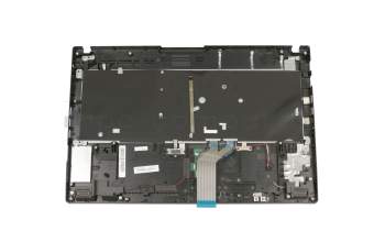 Keyboard incl. topcase DE (german) black/black with backlight original suitable for Acer TravelMate P4 (P459-G2-MG)