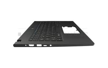Keyboard incl. topcase DE (german) black/black with backlight original suitable for Acer TravelMate P6 (TMP614-51-G2)