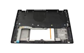 Keyboard incl. topcase DE (german) black/black with backlight original suitable for Acer TravelMate P6 (TMP614RN-52)