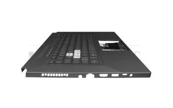 Keyboard incl. topcase DE (german) black/black with backlight original suitable for Asus FX516PC