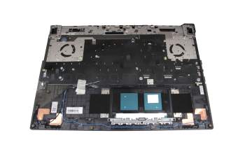 Keyboard incl. topcase DE (german) black/black with backlight original suitable for Asus G733QM