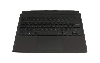 Keyboard incl. topcase DE (german) black/black with backlight original suitable for Asus GZ301VI
