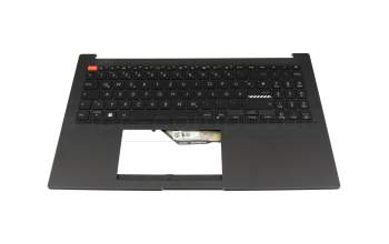 Keyboard incl. topcase DE (german) black/black with backlight original suitable for Asus K3502ZA