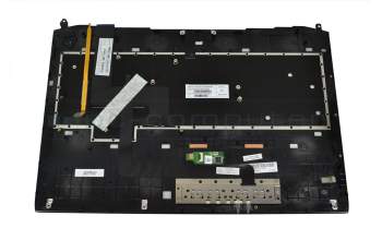 Keyboard incl. topcase DE (german) black/black with backlight original suitable for Asus ROG G750JM