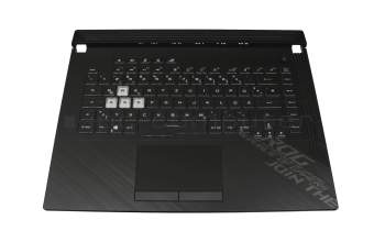 Keyboard incl. topcase DE (german) black/black with backlight original suitable for Asus ROG Strix G15 G512LV