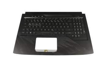 Keyboard incl. topcase DE (german) black/black with backlight original suitable for Asus ROG Strix GL503VM