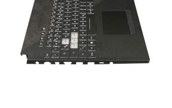Keyboard incl. topcase DE (german) black/black with backlight original suitable for Asus ROG Strix GL504GS