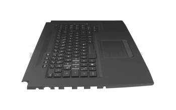 Keyboard incl. topcase DE (german) black/black with backlight original suitable for Asus ROG Strix GL703GM