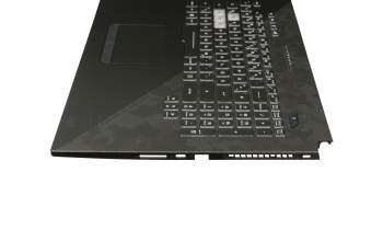 Keyboard incl. topcase DE (german) black/black with backlight original suitable for Asus ROG Strix GL704GW