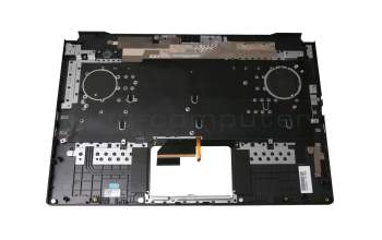 Keyboard incl. topcase DE (german) black/black with backlight original suitable for Asus ROG Zephyrus G15 GA502IV