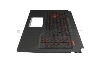 Keyboard incl. topcase DE (german) black/black with backlight original suitable for Asus TUF FX503VM